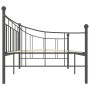 Gray metal bed frame 90x200 cm by vidaXL, Beds and slatted bases - Ref: Foro24-284670, Price: 108,82 €, Discount: %