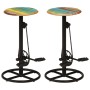 Kitchen stools 2 units recycled solid wood by vidaXL, Kitchen stools - Ref: Foro24-246412, Price: 195,99 €, Discount: %