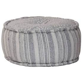 Handmade pouf with blue print 50x25 cm cotton by vidaXL, Ottomans - Ref: Foro24-246582, Price: 60,99 €, Discount: %