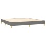 Cama box spring con colchón y LED tela gris oscuro 200x200 cm de vidaXL, Camas y somieres - Ref: Foro24-3133582, Precio: 608,...