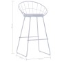 Kitchen bar stools 2 units white synthetic leather by vidaXL, Kitchen stools - Ref: Foro24-247277, Price: 166,74 €, Discount: %