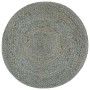 Handwoven olive green pouf 45x30 cm jute by vidaXL, Ottomans - Ref: Foro24-248083, Price: 72,99 €, Discount: %