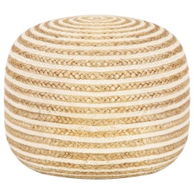 Handgefertigter Pouf 45x30 cm Jute von vidaXL, Osmanen - Ref: Foro24-248073, Preis: 66,99 €, Rabatt: %