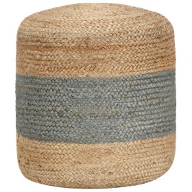 Handmade olive green pouf, 40x45 cm, jute by vidaXL, Ottomans - Ref: Foro24-248079, Price: 87,99 €, Discount: %