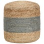 Handmade olive green pouf, 40x45 cm, jute by vidaXL, Ottomans - Ref: Foro24-248079, Price: 87,99 €, Discount: %