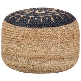 Handmade blue pouf 45x30 cm jute by vidaXL, Ottomans - Ref: Foro24-248087, Price: 59,25 €, Discount: %