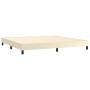 Boxspringbett mit Matratze und LED-Creme-Kunstleder 200x200 cm von vidaXL, Betten und Lattenroste - Ref: Foro24-3134185, Prei...