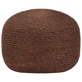 Brauner handgewebter Pouf 40x45 cm aus Jute von vidaXL, Osmanen - Ref: Foro24-248084, Preis: 74,99 €, Rabatt: %