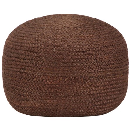 Brown handwoven pouf 40x45 cm jute by vidaXL, Ottomans - Ref: Foro24-248084, Price: 74,99 €, Discount: %