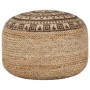 Hand-woven brown 45x30 cm jute pouf by vidaXL, Ottomans - Ref: Foro24-248088, Price: 71,96 €, Discount: %