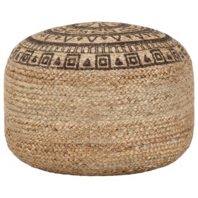 Handgewebter brauner Pouf 45x30 cm Jute von vidaXL, Osmanen - Ref: Foro24-248088, Preis: 71,96 €, Rabatt: %