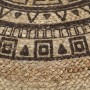 Hand-woven brown 45x30 cm jute pouf by vidaXL, Ottomans - Ref: Foro24-248088, Price: 71,96 €, Discount: %