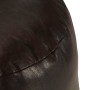 Dark brown pouf 60x30 cm genuine goat leather by vidaXL, Ottomans - Ref: Foro24-248139, Price: 130,23 €, Discount: %