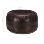 Dark brown pouf 60x30 cm genuine goat leather by vidaXL, Ottomans - Ref: Foro24-248139, Price: 130,23 €, Discount: %