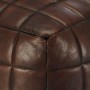 Dark brown pouf 40x40x40 cm genuine goat leather by vidaXL, Ottomans - Ref: Foro24-248136, Price: 109,24 €, Discount: %