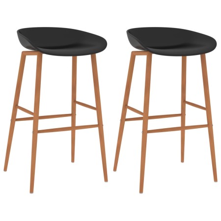 Kitchen stools 2 units black by vidaXL, Kitchen stools - Ref: Foro24-248158, Price: 143,81 €, Discount: %