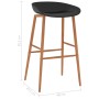 Kitchen stools 2 units black by vidaXL, Kitchen stools - Ref: Foro24-248158, Price: 143,81 €, Discount: %