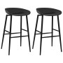 Kitchen stools 2 units black by vidaXL, Kitchen stools - Ref: Foro24-248155, Price: 116,62 €, Discount: %