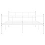 White metal bed frame 120x200 cm by vidaXL, Beds and slatted bases - Ref: Foro24-284631, Price: 101,69 €, Discount: %