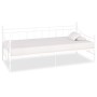 Estructura de cama de metal blanco 90x200 cm de vidaXL, Camas y somieres - Ref: Foro24-284668, Precio: 110,38 €, Descuento: %