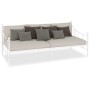 Estructura de cama de metal blanco 90x200 cm de vidaXL, Camas y somieres - Ref: Foro24-284668, Precio: 110,38 €, Descuento: %