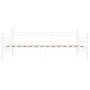 Estructura de cama de metal blanco 90x200 cm de vidaXL, Camas y somieres - Ref: Foro24-284668, Precio: 110,38 €, Descuento: %