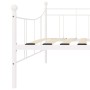 Estructura de cama de metal blanco 90x200 cm de vidaXL, Camas y somieres - Ref: Foro24-284668, Precio: 110,38 €, Descuento: %