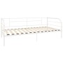 Estructura de cama de metal blanco 90x200 cm de vidaXL, Camas y somieres - Ref: Foro24-284672, Precio: 87,34 €, Descuento: %