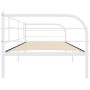 Bettgestell aus weißem Metall, 90 x 200 cm von vidaXL, Betten und Lattenroste - Ref: Foro24-284672, Preis: 102,33 €, Rabatt: %