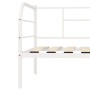 Estructura de cama de metal blanco 90x200 cm de vidaXL, Camas y somieres - Ref: Foro24-284672, Precio: 87,34 €, Descuento: %