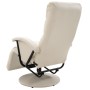 Cream Faux Leather TV Recliner by vidaXL, Armchairs - Ref: Foro24-248478, Price: 310,09 €, Discount: %