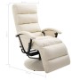 Cream Faux Leather TV Recliner by vidaXL, Armchairs - Ref: Foro24-248478, Price: 310,09 €, Discount: %