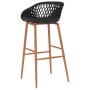 Kitchen stools 4 units black by vidaXL, Kitchen stools - Ref: Foro24-248164, Price: 210,47 €, Discount: %