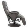 Sillón reclinable para TV de cuero sintético gris de vidaXL, Sillones - Ref: Foro24-248476, Precio: 291,79 €, Descuento: %