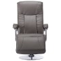 Gray synthetic leather TV armchair by vidaXL, Armchairs - Ref: Foro24-248588, Price: 227,99 €, Discount: %