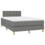 Boxspringbett mit Matratze und dunkelgrauem LED-Stoff 120x200 cm von vidaXL, Betten und Lattenroste - Ref: Foro24-3134022, Pr...