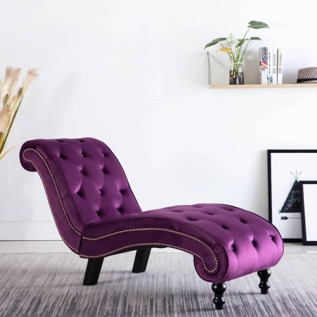 Diván de terciopelo morado de vidaXL, Divanes - Ref: Foro24-248612, Precio: 264,99 €, Descuento: %