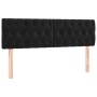 Boxspringbett mit Matratze und LED-Samt in Schwarz, 160 x 200 cm von vidaXL, Betten und Lattenroste - Ref: Foro24-3134593, Pr...