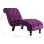 Diván de terciopelo morado de vidaXL, Divanes - Ref: Foro24-248612, Precio: 264,99 €, Descuento: %