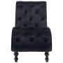 Black velvet chaise longue by vidaXL, Daybeds - Ref: Foro24-248611, Price: 263,79 €, Discount: %