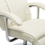 Sillón para la televisión de cuero sintético color crema de vidaXL, Sillones - Ref: Foro24-248590, Precio: 229,28 €, Descuent...