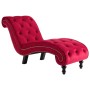 Diván de terciopelo rojo de vidaXL, Divanes - Ref: Foro24-248613, Precio: 264,39 €, Descuento: %