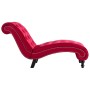 Diván de terciopelo rojo de vidaXL, Divanes - Ref: Foro24-248613, Precio: 264,39 €, Descuento: %