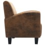 Brown artificial suede leather armchair by vidaXL, Armchairs - Ref: Foro24-248618, Price: 253,99 €, Discount: %