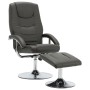 Gray synthetic leather recliner with footrest by vidaXL, Armchairs - Ref: Foro24-248654, Price: 175,37 €, Discount: %