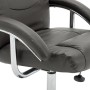 Sillón reclinable con reposapiés cuero sintético gris de vidaXL, Sillones - Ref: Foro24-248654, Precio: 175,37 €, Descuento: %