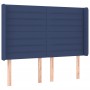 Cama box spring colchón y luces LED tela azul 140x200 cm de vidaXL, Camas y somieres - Ref: Foro24-3138403, Precio: 530,57 €,...