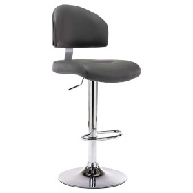 Gray synthetic leather kitchen stool by vidaXL, Kitchen stools - Ref: Foro24-249649, Price: 102,75 €, Discount: %