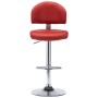 Red wine-colored synthetic leather kitchen stool by vidaXL, Kitchen stools - Ref: Foro24-249651, Price: 98,99 €, Discount: %