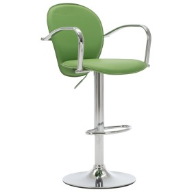 Kitchen stool with armrests green synthetic leather by vidaXL, Kitchen stools - Ref: Foro24-249699, Price: 95,99 €, Discount: %